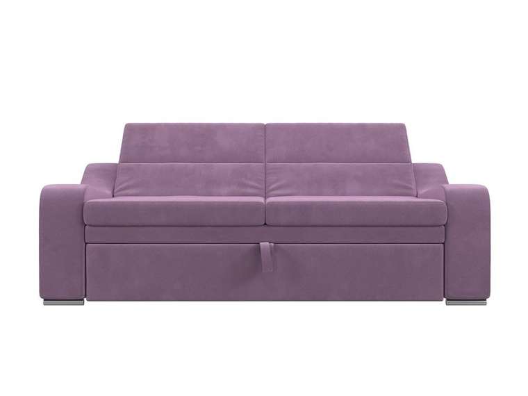 Прямой диван-кровать Медиус сиреневого цвета