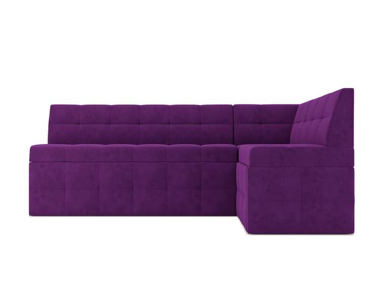 Угловой диван-кровать Атлантис М фиолетового цвета правый угол