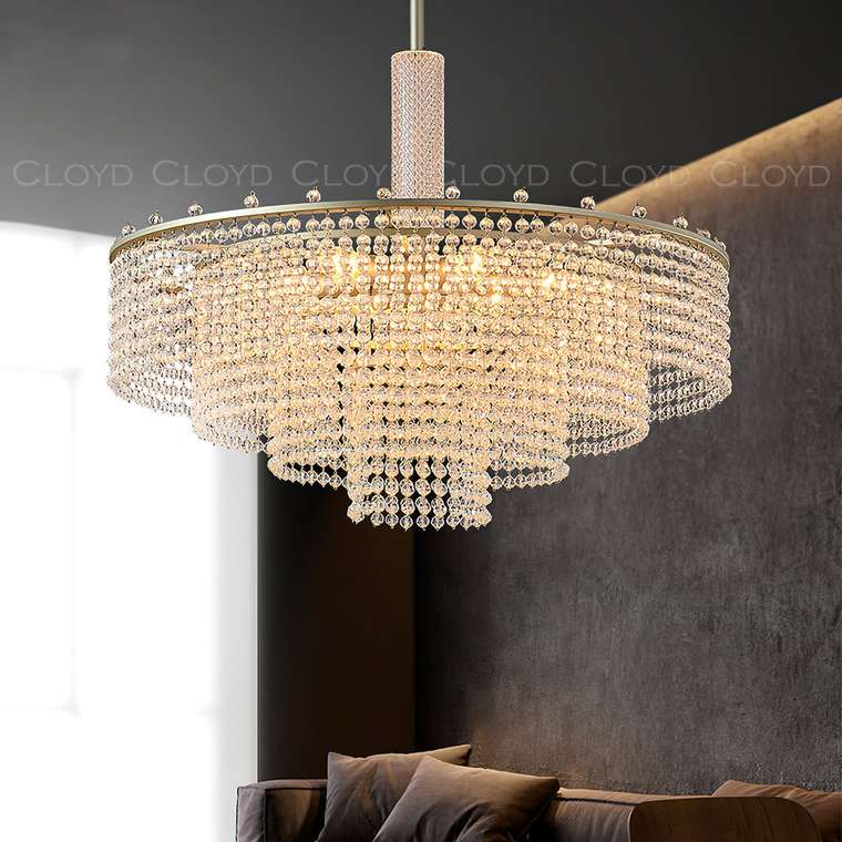 Люстра Cloyd WITTE C9 / ?80 см - серебро