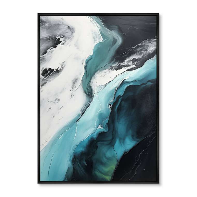 Репродукция картины Ocean in the ice, No 2, 2024г.