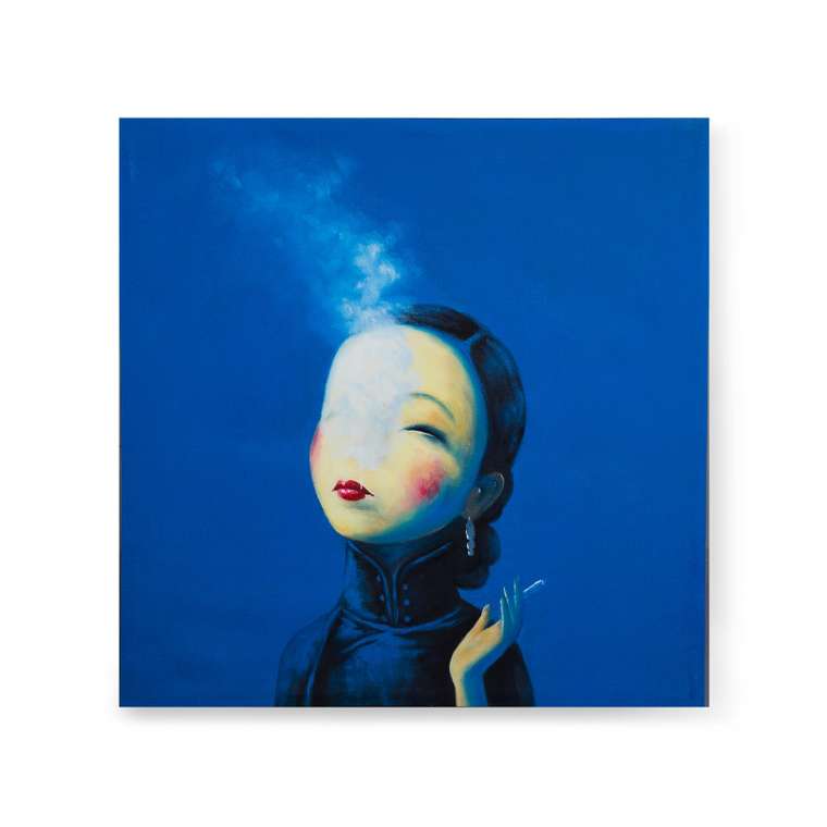 Картина The Doll Smokes 60х60