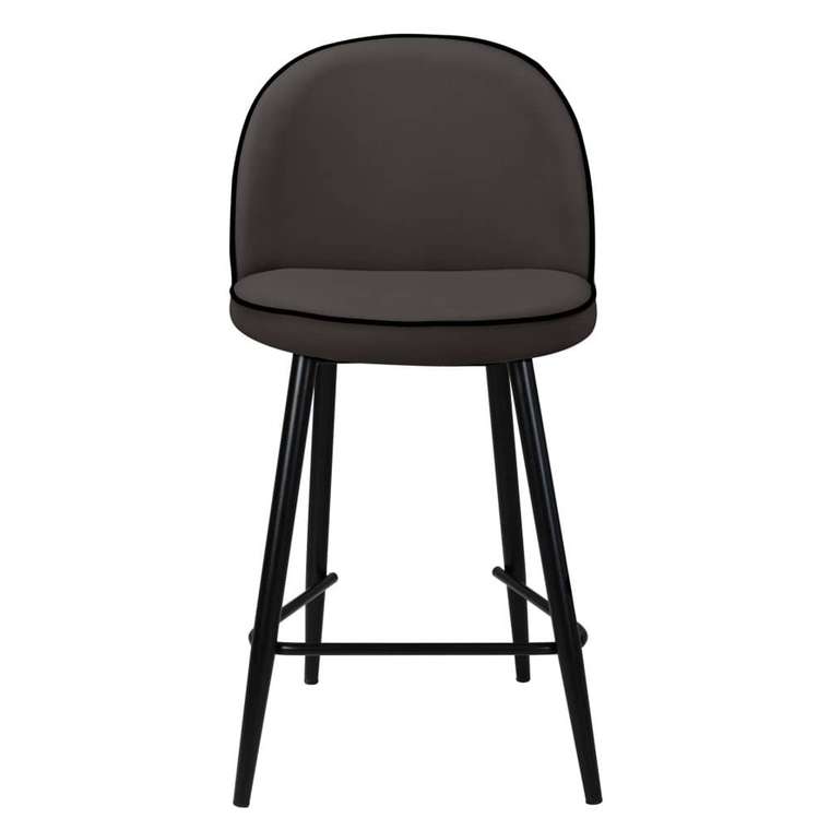 Полубарный стул Vivian серого цвета