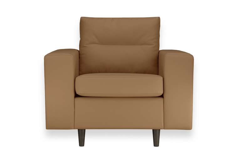 Кресло Бруно Плюс коричневого цвета