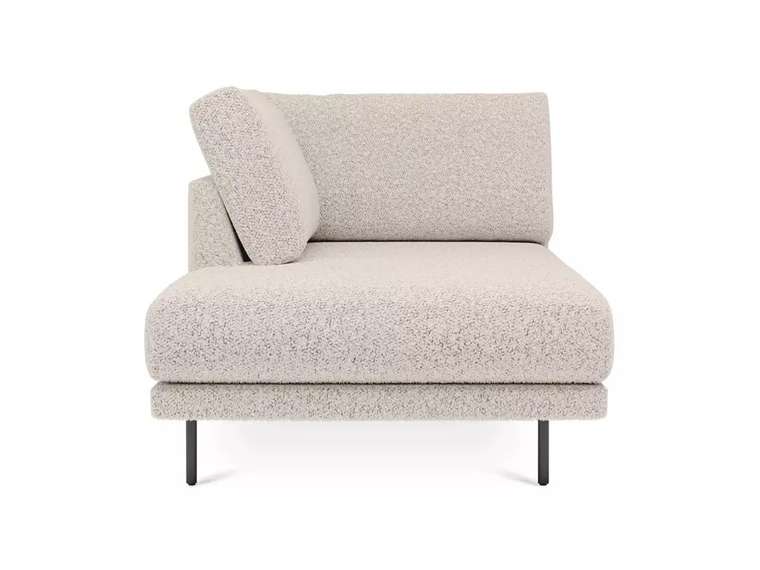 Оттоманка Ricadi бежевого цвета левая