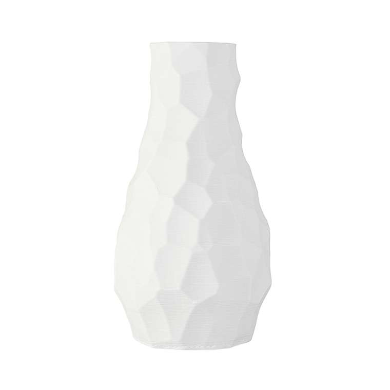 Ваза для сухоцветов Printed Art Stone белого цвета