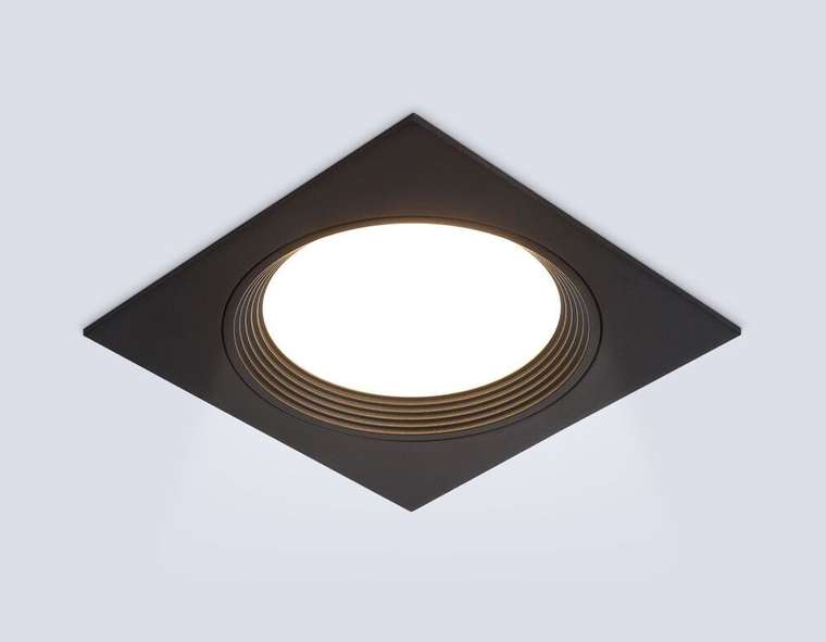 Встраиваемый светильник GX Standard tech TN51804 (металл, цвет черный)