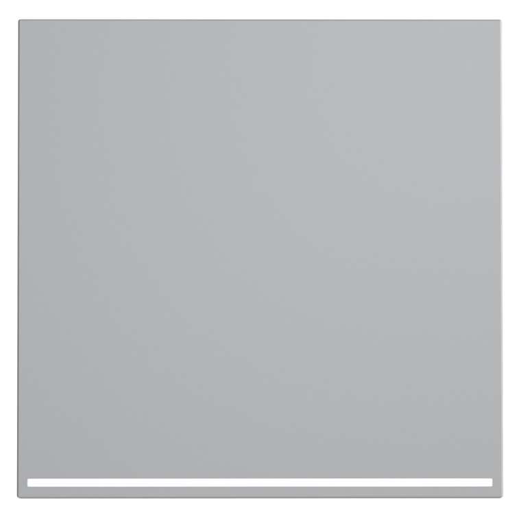 Клавиша для выключателя/переключателя одноклавишного с подсветкой, S70 (серый)