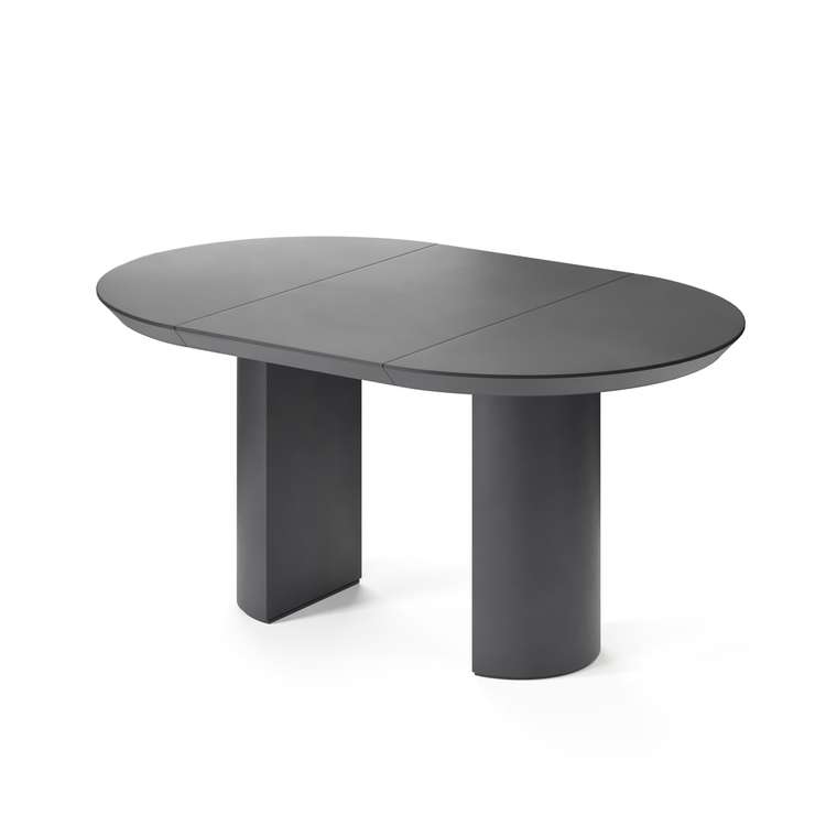 Обеденный стол раздвижной Ансер L черного цвета