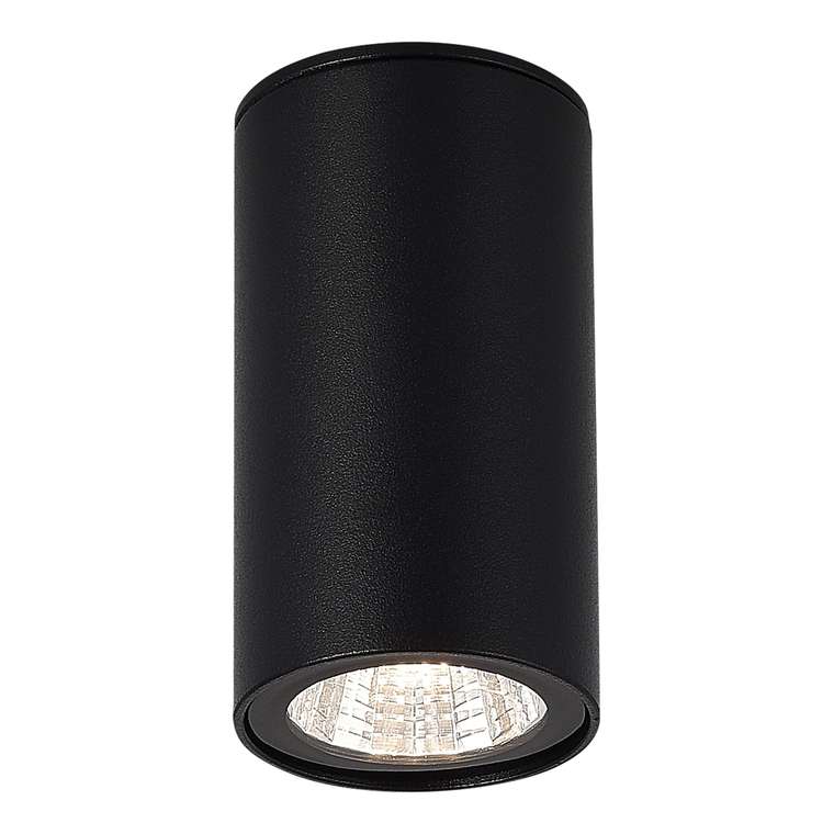 Светильник уличный потолочный ST-Luce черный/белый LED 1*7W 3000K TUBO