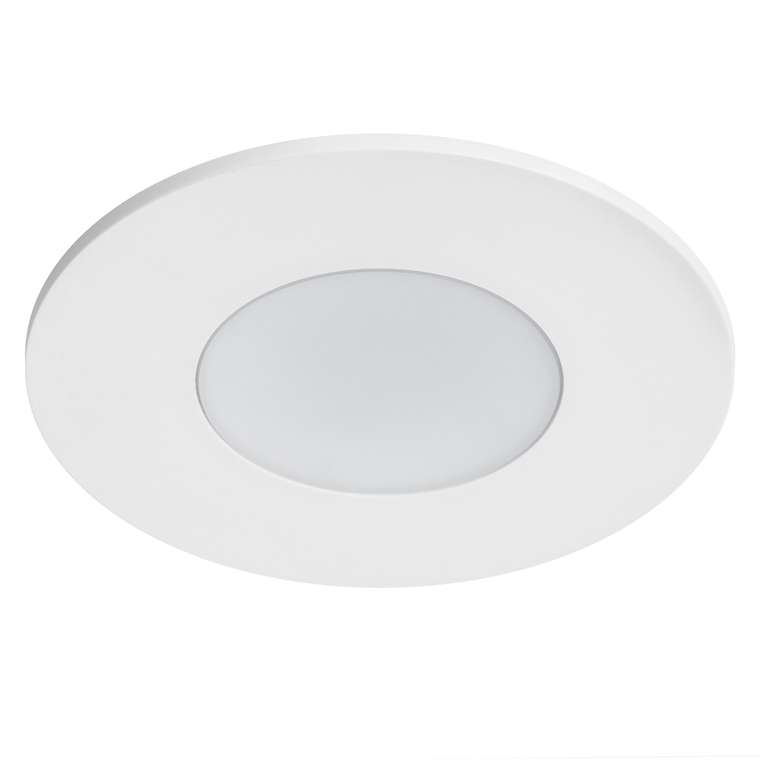 Рамка (светильник) PVC д/LED-модулей 941хх и LED-ламп D50мм PIANO ROUND БЕЛЫЙ IP65