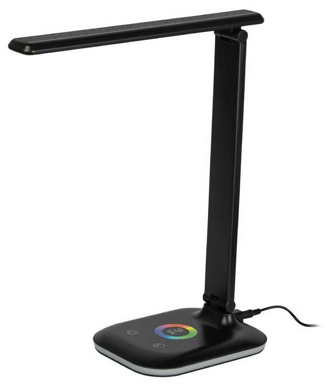 Настольная лампа NLED-502 Б0057195 (пластик, цвет черный)