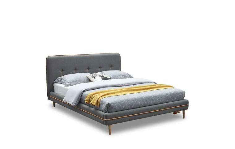 Кровать Madeira 180x200 серо-коричневого цвета