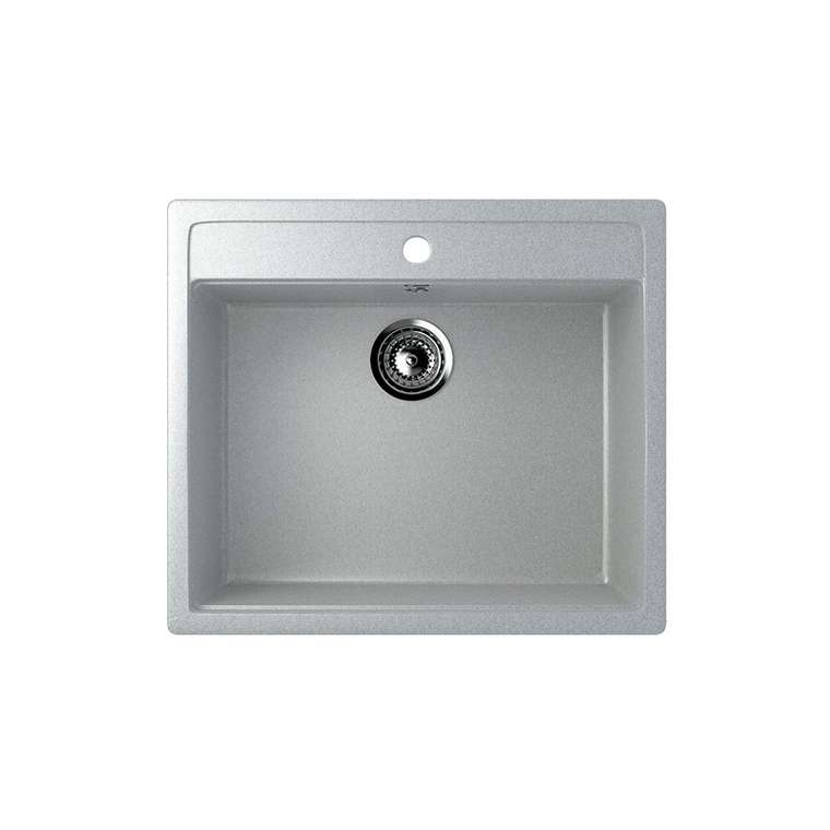 Кухонная мойка Ulgran U-104-310 56х49 см серого цвета