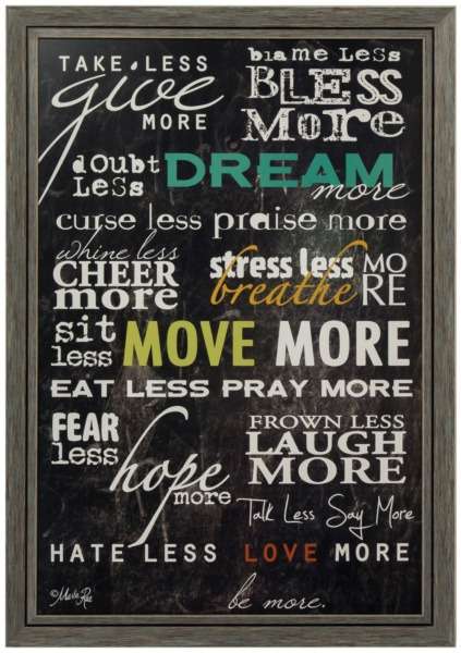 Постер в раме "Dream More"
