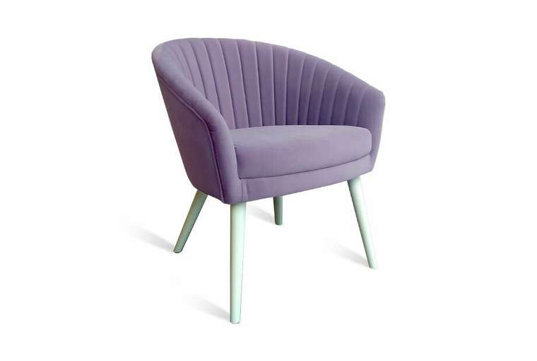 Кресло Тиана лилового цвета 