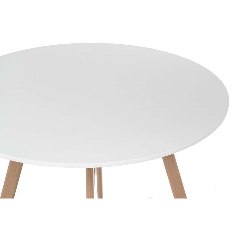 Обеденный стол Skandi белого цвета