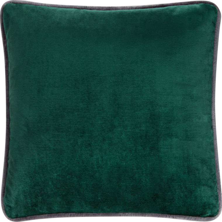 Подушка с обивкой из зелёной ткани
