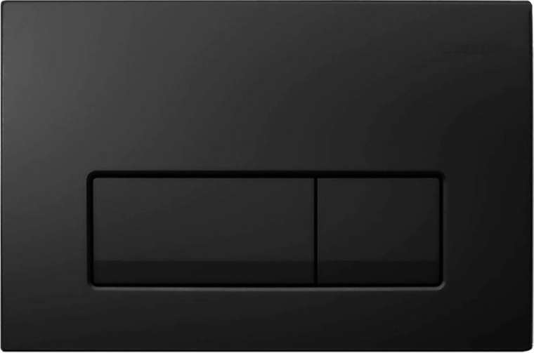 Система инсталляции для подвесных унитазов Geberit Duofix с кнопкой черного цвета 