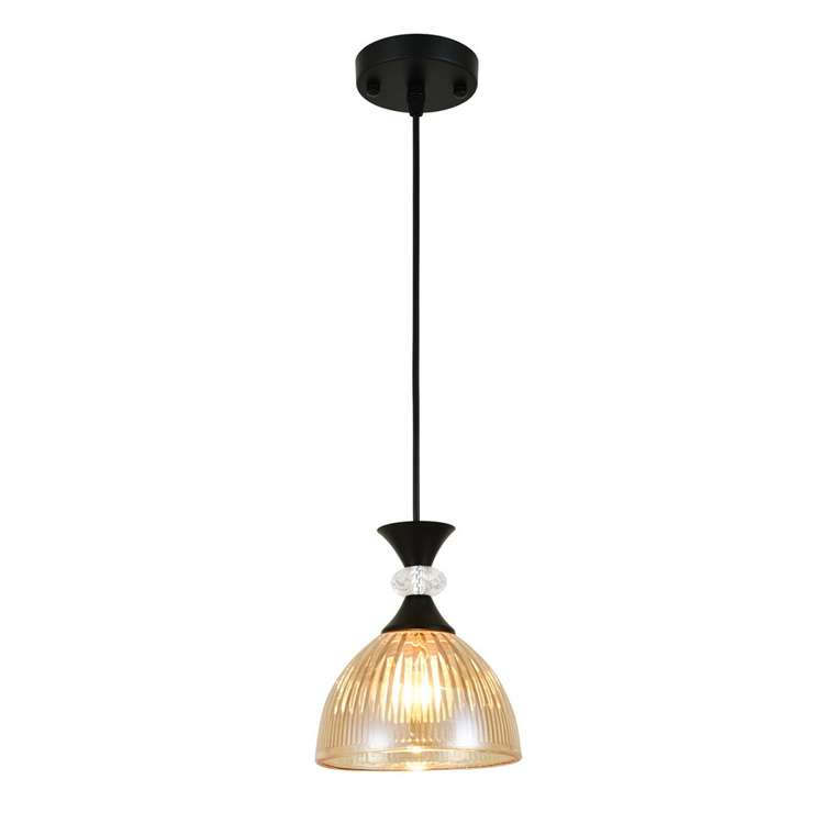 Подвесной светильник Escada 1112/1S E14*40W Black/Amber