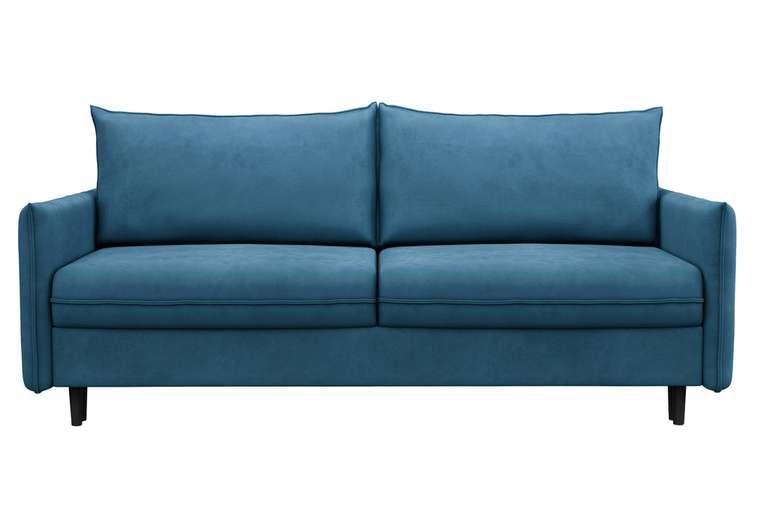 Диван-кровать Сканди синего цвета