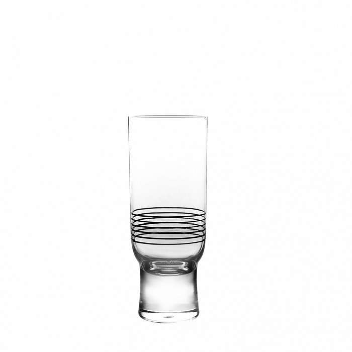 Бокал для воды Viva с золотыми полосками