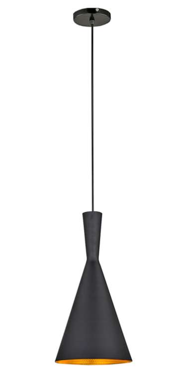 Подвесной светильник Balina tall black черного цвета