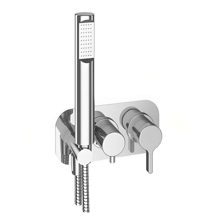 Смеситель для душа встраиваемый Webert Coral CO860512015, хром