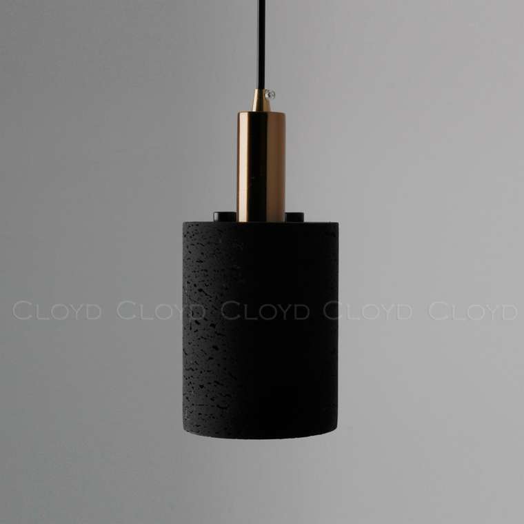 Подвесной светильник Cloyd KAUM P1 / латунь - черн.бетон