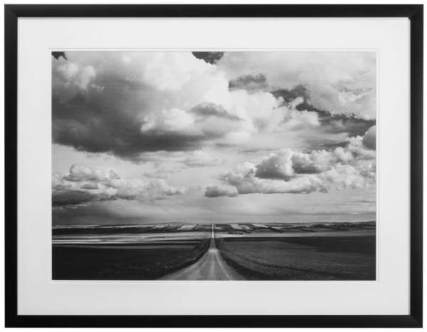 Постер с паспарту в раме "Horizon Road"