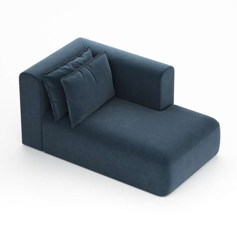 Кушетка Heliodor синего цвета