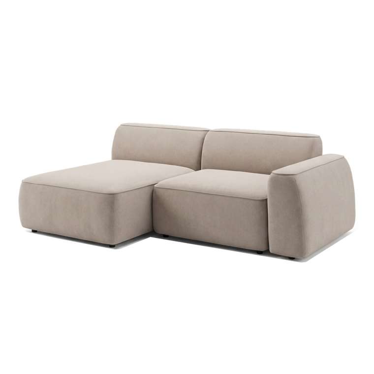 Угловой диван Duo модули VCG бежевого цвета левый