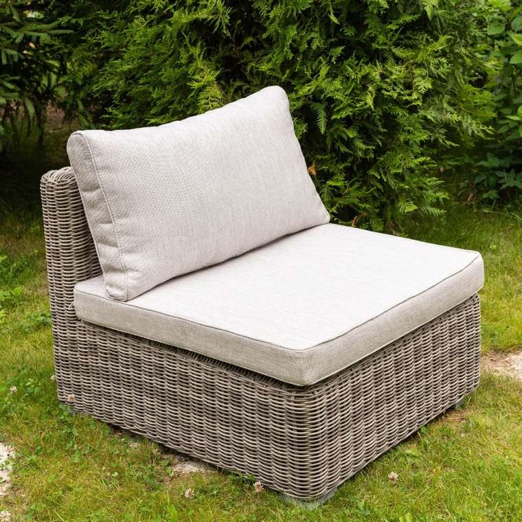 Садовое кресло Lausanne серого цвета