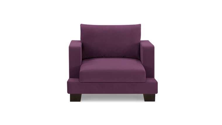 Кресло Дрезден фиолетового цвета