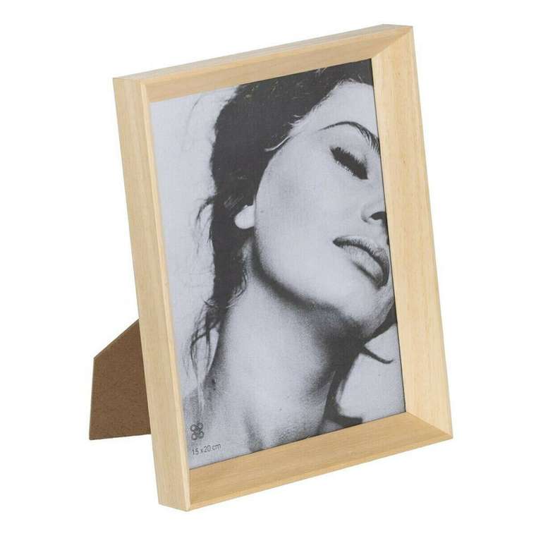 Фоторамка Бежевый Деревянный Стеклянный 17 x 2,5 x 22 cm