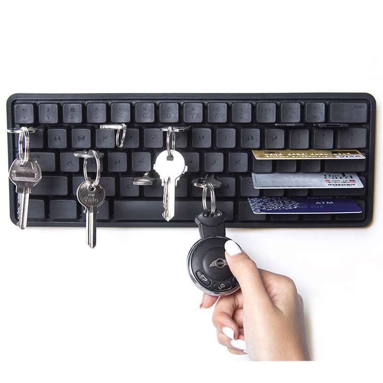 Держатель ключей и мелких предметов Key Board черный