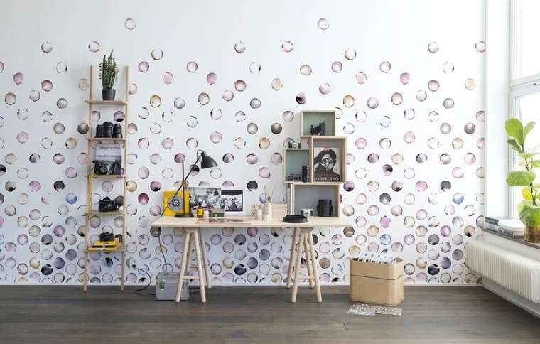 Дизайнерские обои Lenses Peach