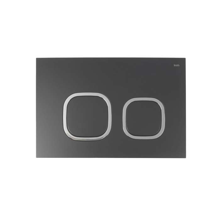 Клавиша смыва IDDIS Unifix 004 универсальная черного цвета