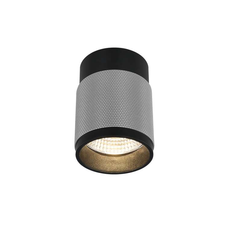 Светильник накладной iLEDEX Delta 1955-10W-3000K-36 BK+SL