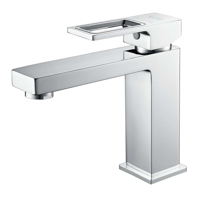Смеситель для раковины Raffine F0196, хром