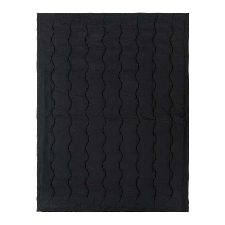 Одеяло Тиффани 195х220 черного цвета