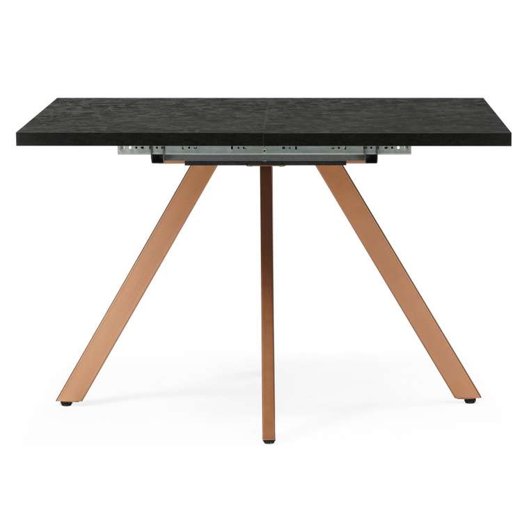 Раздвижной обеденный стол Keon 77х116 черного цвета