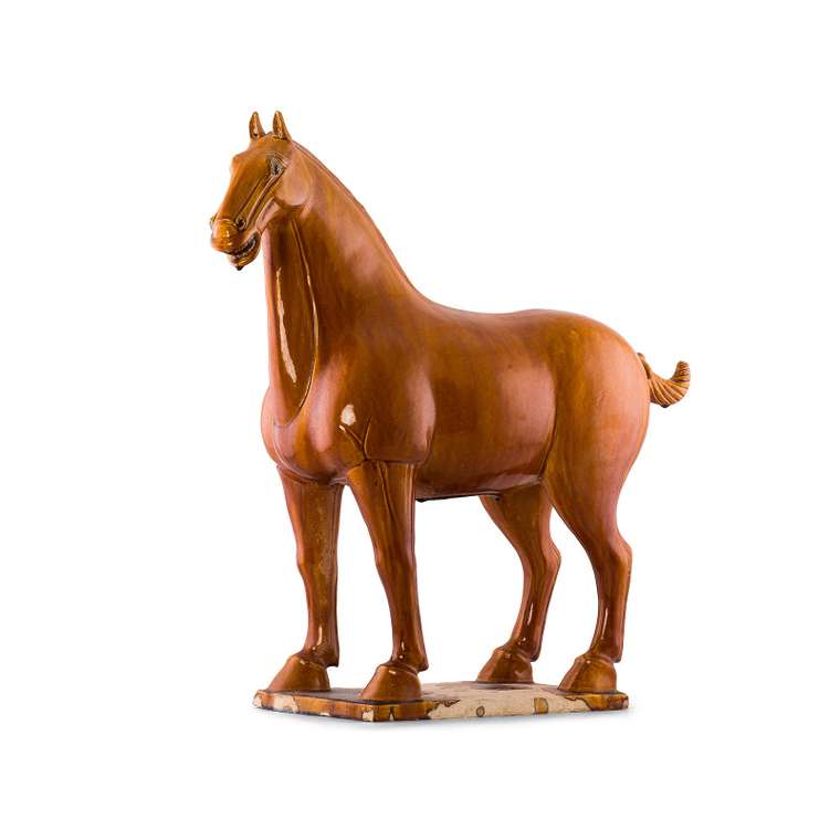 Статуэтка конь Gezellig коричневого цвета