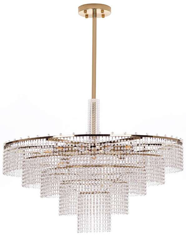 Подвесная люстра Celestia D800 золотого цвета