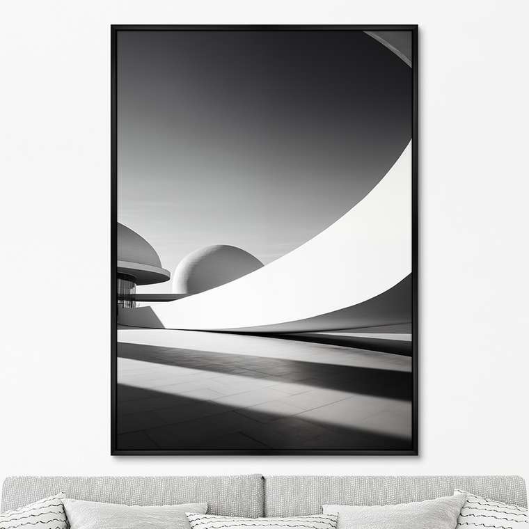 Репродукция картины Architecture, curves of large arches, No 1, 2024г.