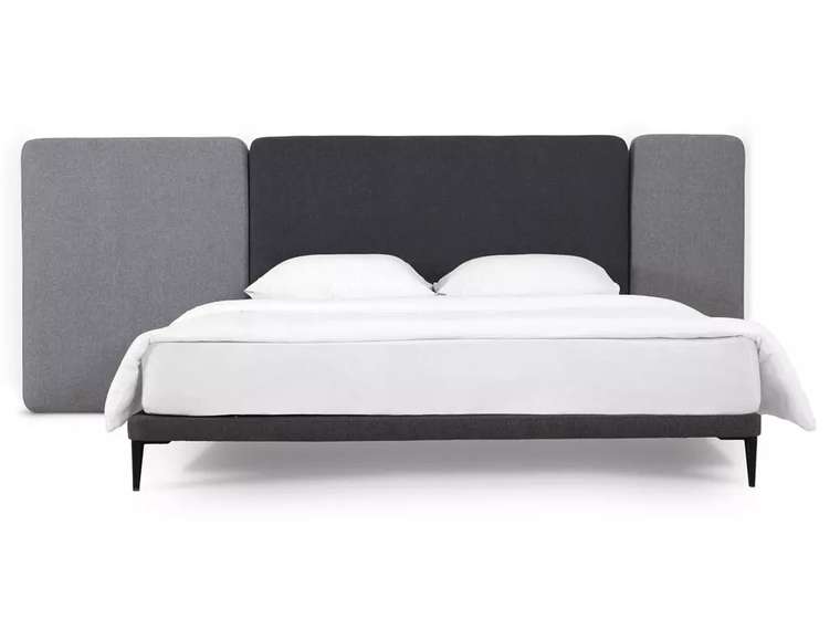 Кровать Licata 160х200 композиция 6 серого цвета