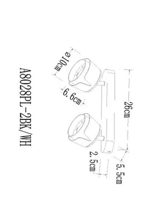 Спот Arte Lamp AMAKS A8028PL-2BK