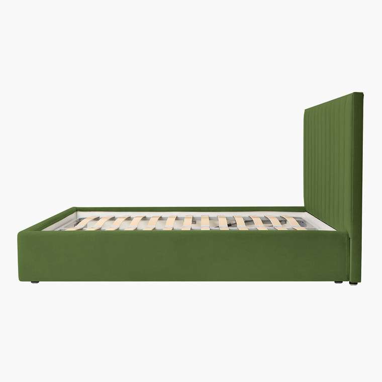 Кровать Vertical 180х200 зеленого цвета с подъемным механизмом