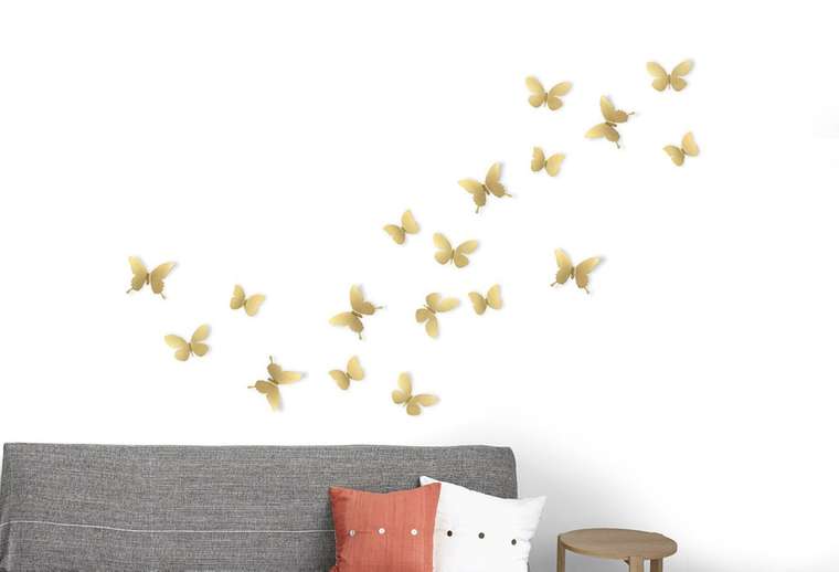 Декор для стен Umbra mariposa 9 медь