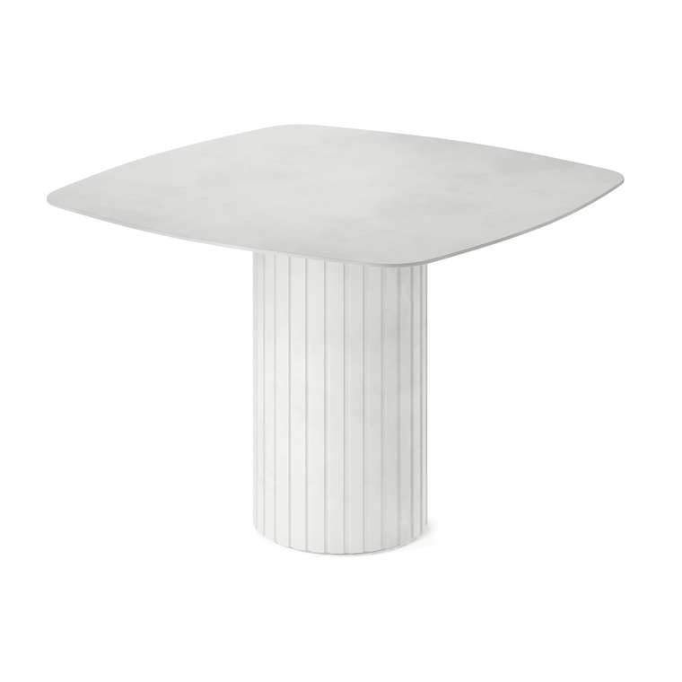 Обеденный стол квадратный Кейд белого цвета