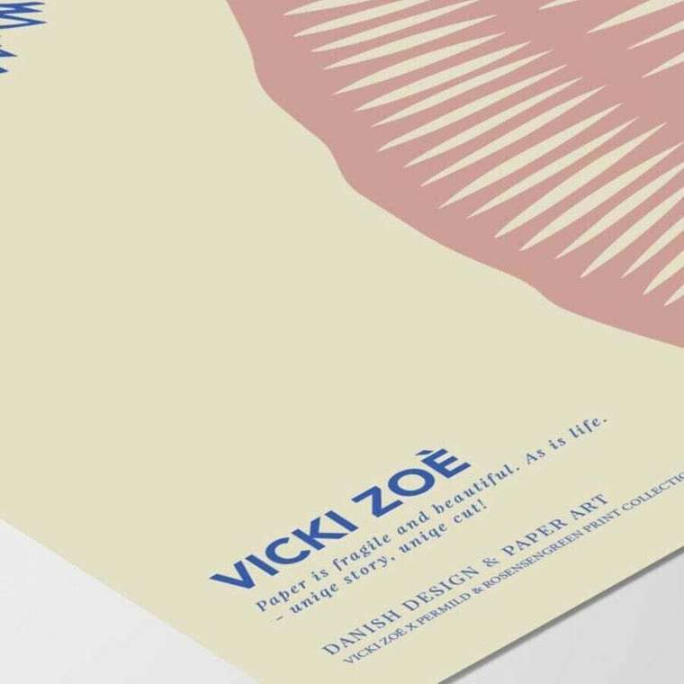 Принт Vicki Zo? - Уникальность тебя - Rose Blue